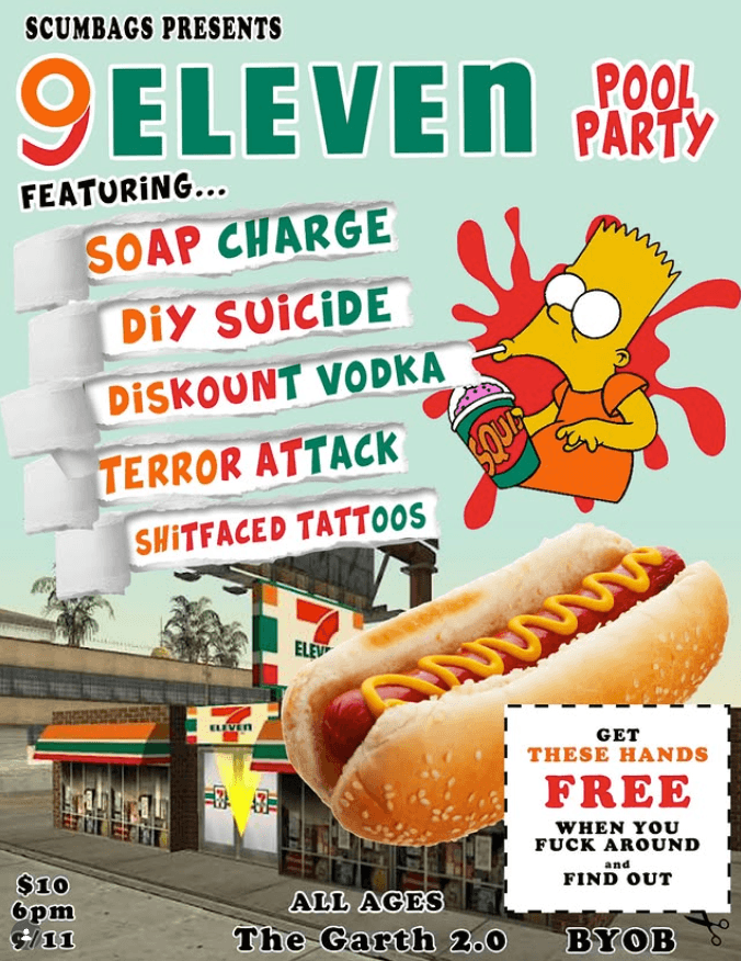 Soap Charge flyer