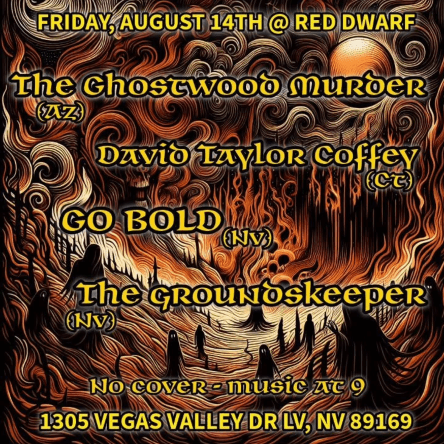 The Ghostwood Murder flyer