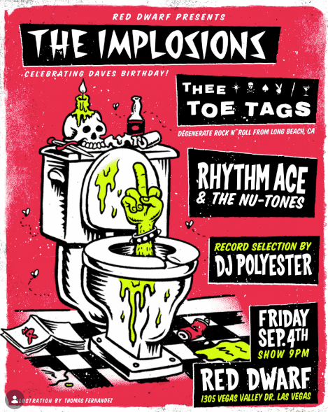 The Implosions flyer