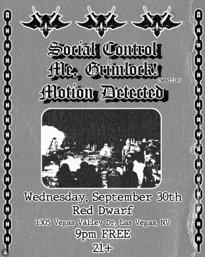 Social Control flyer