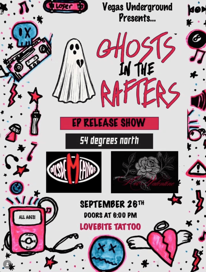 Ghosts in the Rafters flyer