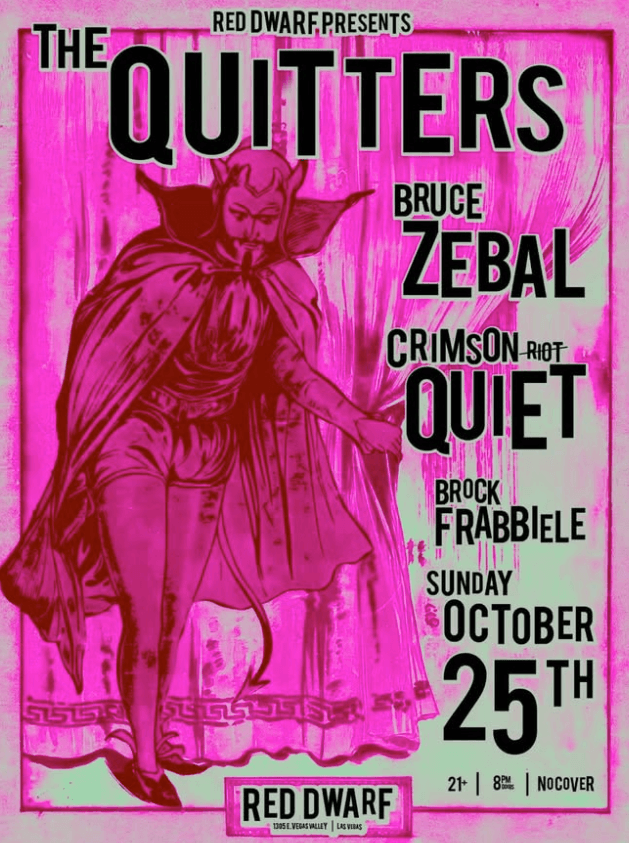 The Quitters flyer