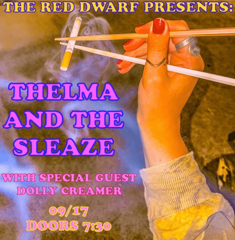 Thelma And The Sleaze flyer