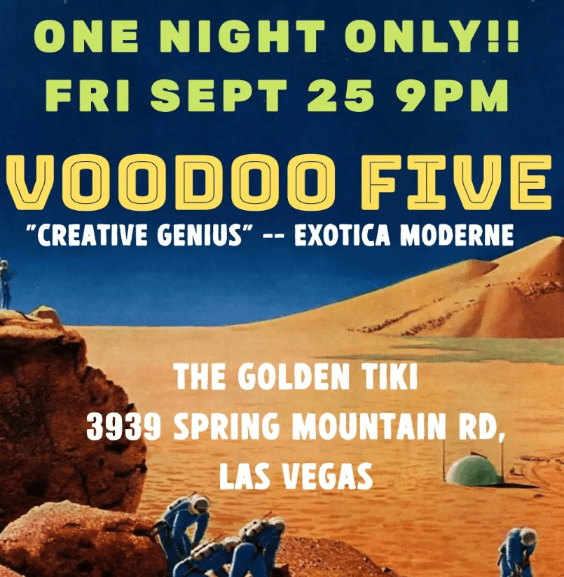Voodoo Five flyer