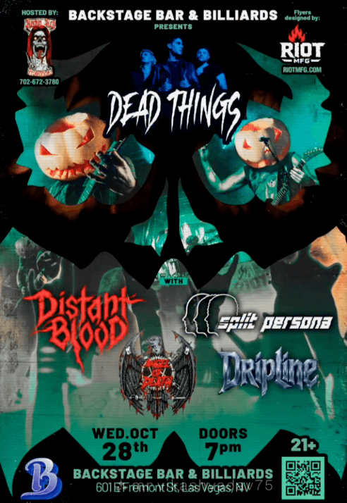 Dead Things flyer