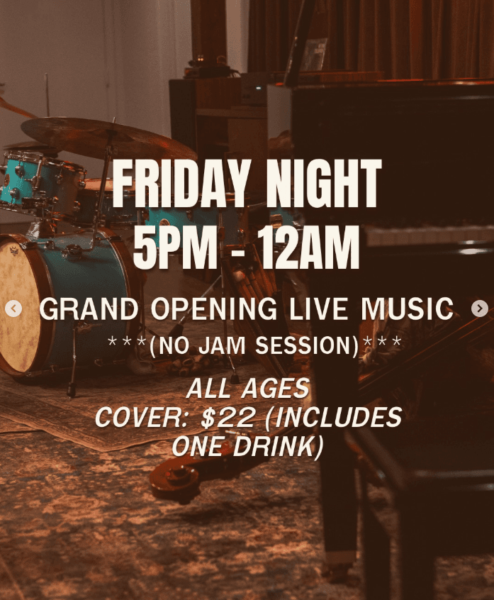 Grand Opening w/ Live Music