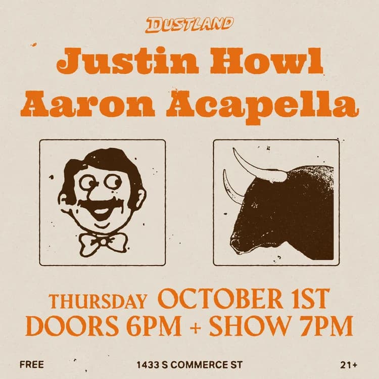 Justin Howl flyer