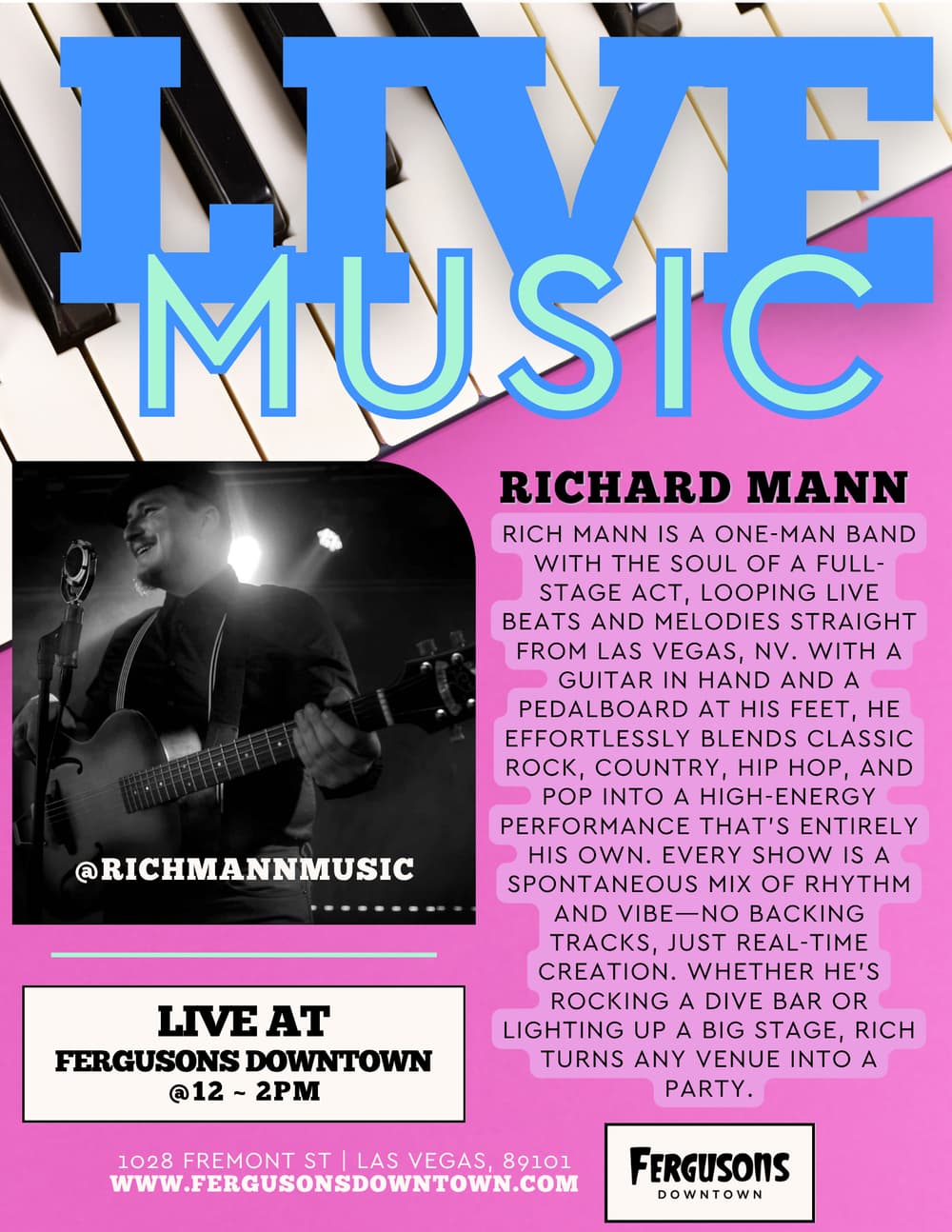 Richard Mann flyer
