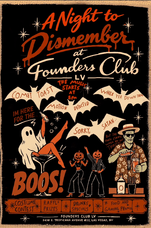 A Night To Dismember flyer