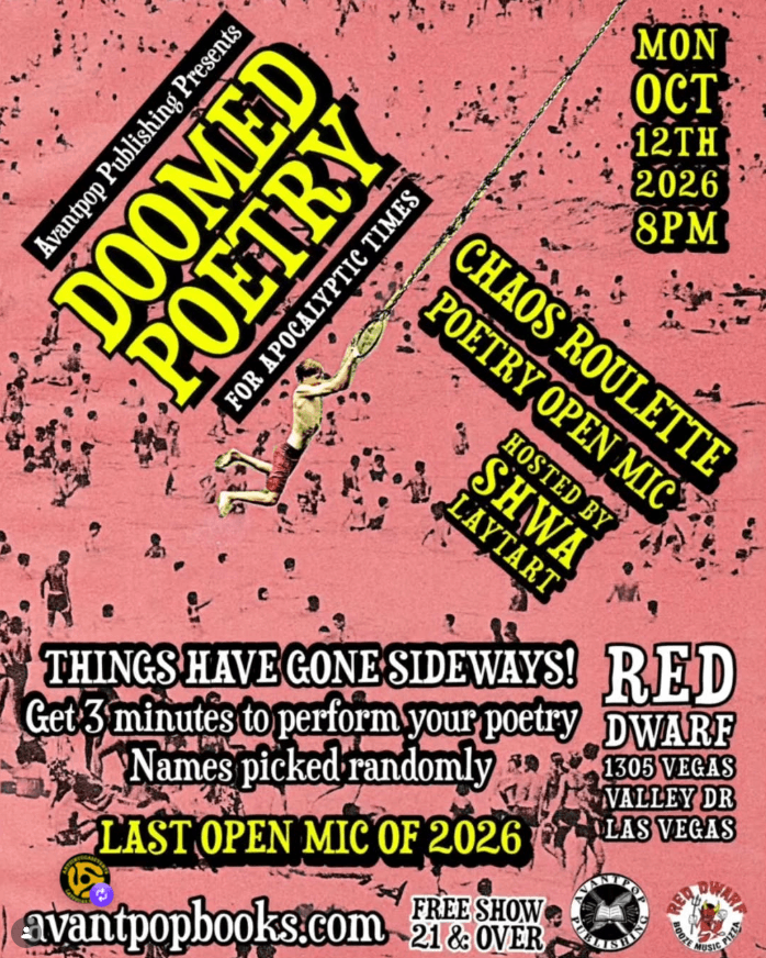 Doomed Poetry flyer