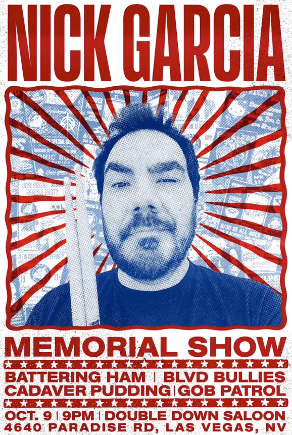 Nick Garcia Memorial Show flyer