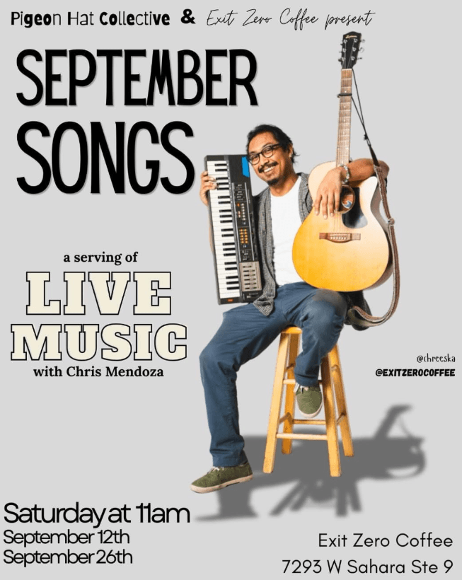 Chris Mendoza flyer