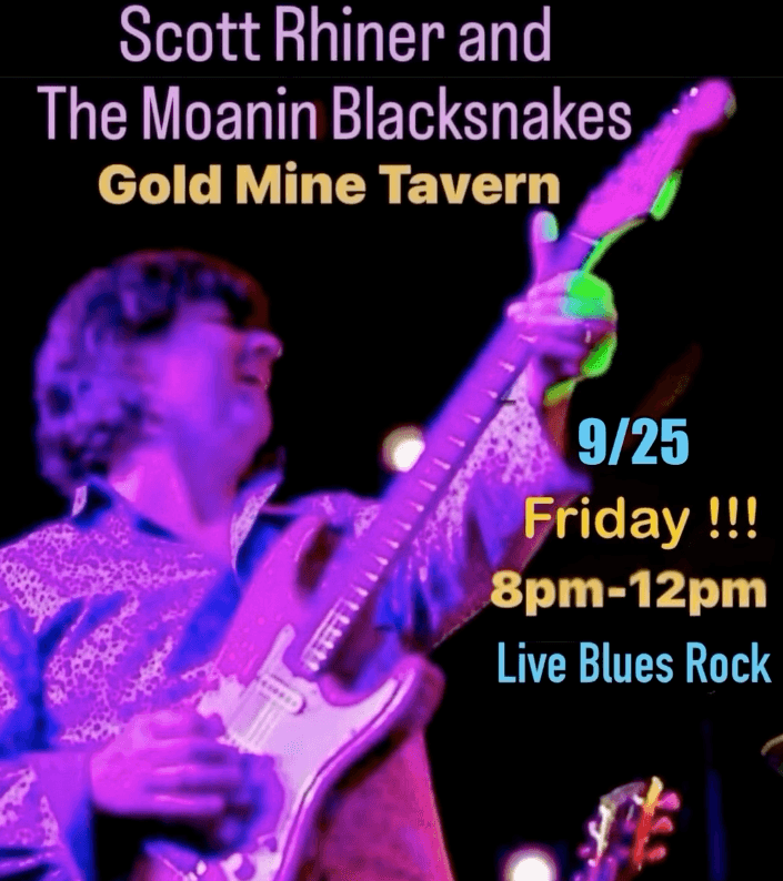 The Moanin' Blacksnakes flyer
